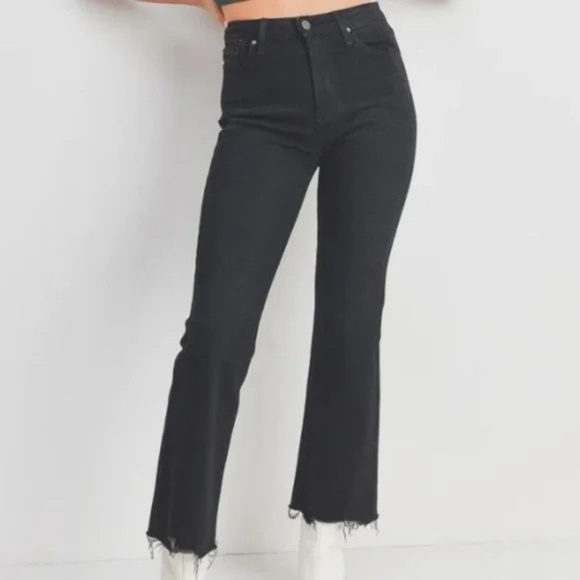 NWT Just Black Denim Vintage Cropped Flare women size 30 - Picture 3 of 6